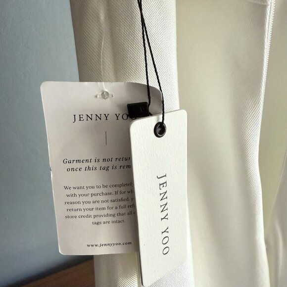 Jenny Yoo The Callista Midi Dress in Ivory Size 6 Fit & flare - Picture 7 of 12
